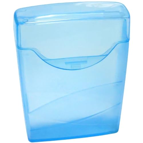 Estojo Organizador Grande para Porta Cotonete Hastes 48 Und (Azul)