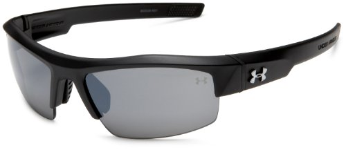 Under Armour Igniter Sunglasses, Satin Black/Gray Multiflection Lens, 60 mm
