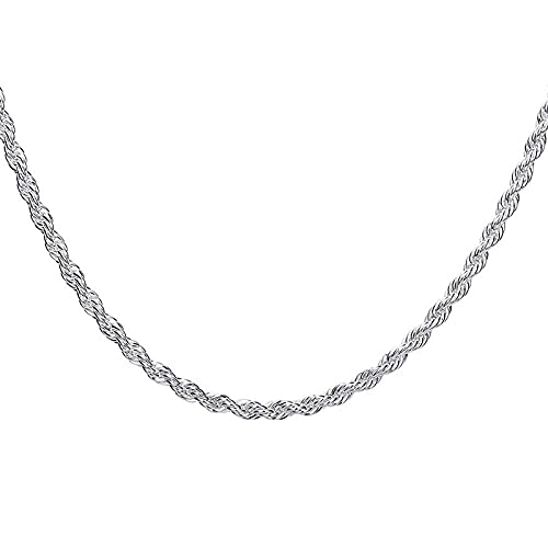 Collier chaîne en corde de chanvre de 4mm en maille raffinée pour mariage