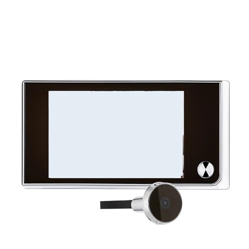 Sonnette écran LCD 3.5 pouces argent avec caméra grand angle extérieure - 2