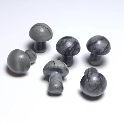 Pierres naturelles en forme de champignon x30 | Quartz et améthyste de 20x15 mm pour décoration
