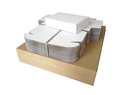 CH-BOX Corrugated Mailer, Cardboard Shipping Boxes, 9" x 6" x 2", Oyster White (Pack of 50) - Thumbnail 4