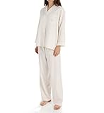 Miss Elaine Women's Brushed Back Satin Pajama Set