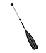 Seachoice 4 Ft. Synthetic Paddle w/Aluminum Shaft, 1 in. Diameter Shaft, Palm Grip, 22 in. X 6-1/8 in. Blade, Black