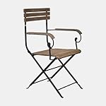 Loberon Klappstuhl Arémont Teak & Eisen
