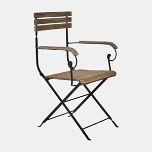 Loberon Klappstuhl Arémont Teak & Eisen