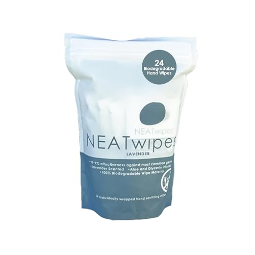 NEATwipes Hand Sanitizing Wipes Lavender