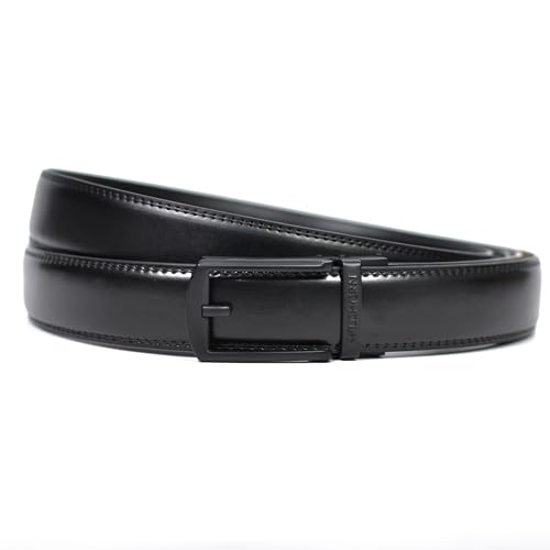 Image of WildHorn Men's Genuine Leather Belt for Men| Premium Auto-Lock Buckle | Adjustable up to 48 inch | Formal & Casual Wear | Micro-Adjust Fit | Stylish Gift Box Included