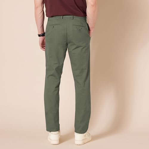 Image of Amazon Essentials Men's Slim-Fit Wrinkle-Resistant Flat-Front Chino Pant