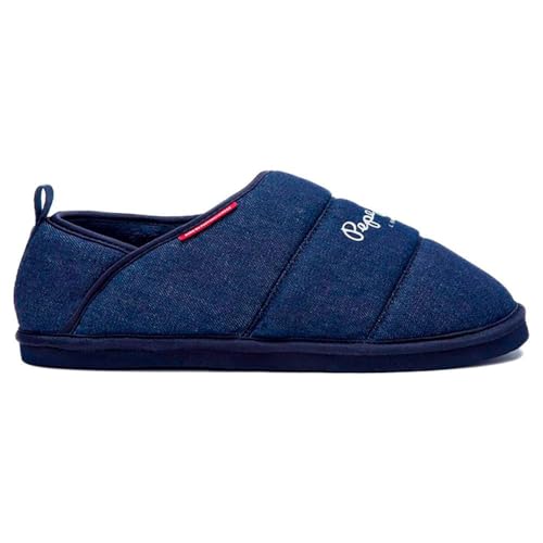 Pepe Jeans Home Denim Slipper homme chaussons de détente pour le week-end