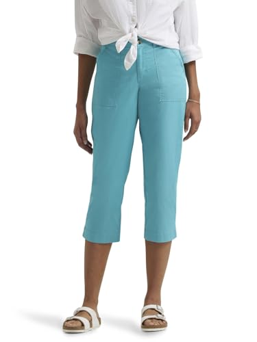 Image of Lee Women's Ultra Lux Comfort with Flex-to-go Utility Capri Pant