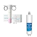 Waterdrop AP431 Replacement Cartridge for Aqua-Pure AP431 Hot Water Scale Inhibitor for AP430SS, Pack of 1?and Waterdrop Water Filter for Sink for Face Care?Bundle