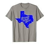 birra musicale degli amici | regalo della mappa del texas maglietta