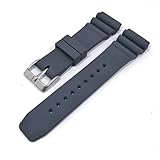 シリコーンゴム時計バンドストラップカシオに適したフィットセイコー 22 ミリメートル時計アクセサリー交換ブラックスポーツ防水時計バンド時計ストラップ