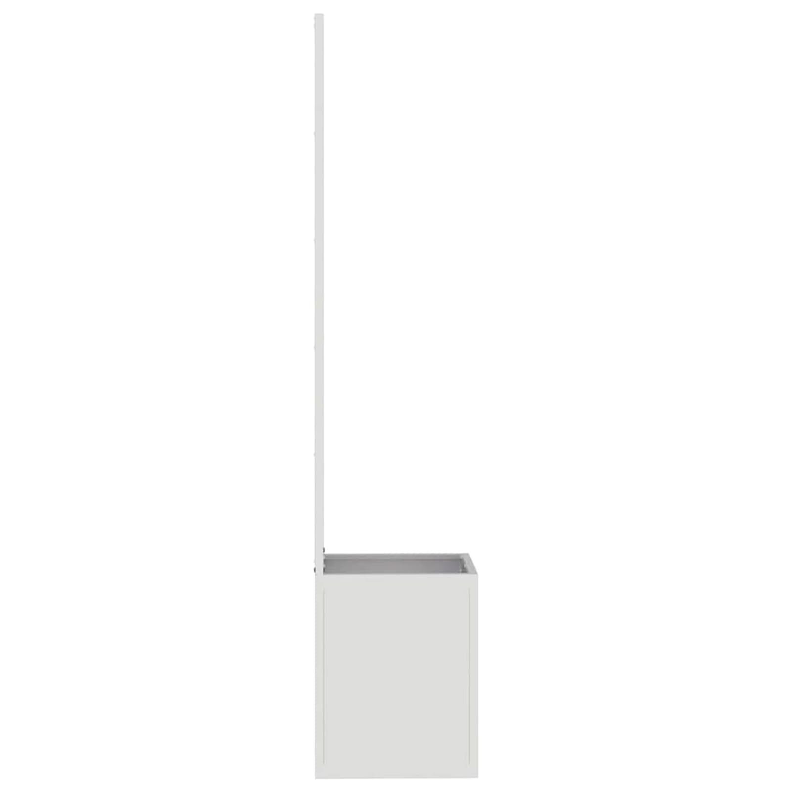 Osłona ogrodowa na płótnie, wzór zwierzęcy, srebrny, 32 x 32 x 150 cm – dekoracyjna, odporna na wiatr i warunki atmosferyczne ochrona przed wzrokiem z ocynkowanej stali, na taras i do ogrodu