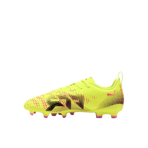 PUMA, Unisex-Child, Future 8 Play Firm, Artificial Ground Soccer Cleats, Yellow Alert-PUMA Black-Sun Struck, Big Kid 11 - image 4