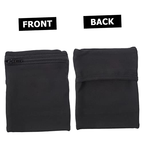 Mikikit 2pcs Running Wrist Bag Sport Running Armband Case Water Resistant Arm Bands Armband Cell Phone Case Running Phone Holder Exercise Phone Arm Phone Fitness Telephone Pocket Polyester