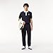 Lacoste Men's Short Sleeve Classic Fit Polo W/Badge, Abysm/White, XL