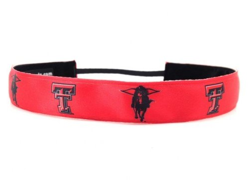 One Up Bands 1554 NCAA Texas Tech Team Colors Headband - Pack of 2