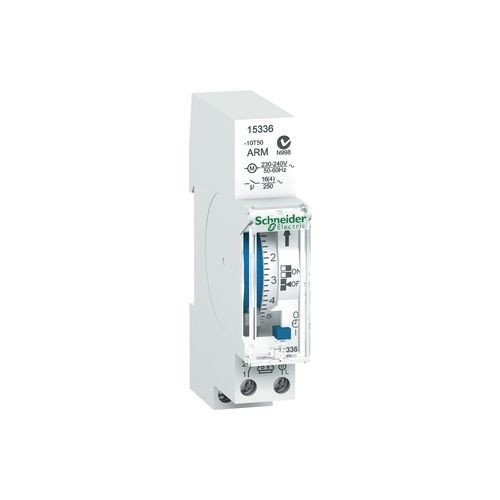 Schneider Electric 15336 acti9 IH Commutateur Horaire Analogique, 24 ...