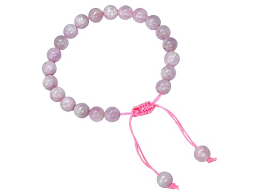 Natural Healing Crystal Bracelet for Women Men - AAA Grade Original Healing Gemstone Adjustable Bracelet for Yoga Reiki Meditation Feng Shui