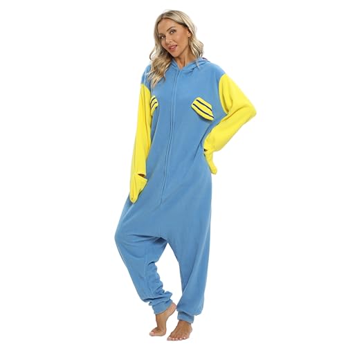 Wishliker Adult Onesie Animal Pajamas Halloween Cosplay Costumes Party Wear S