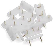 Lot De 8 Patins En PTFE Pour Chaise Cantilever Pour Tube Rond 24-25 Mm Patins Pour Meubles Patins à Coque De Serrage