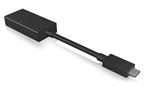 ICY BOX IB-AC534-C Video Adapter USB Type-C (Alternate Mode) to HDMI, 4K Resolution (4096x2160/60Hz), Thunderbolt 3, Black