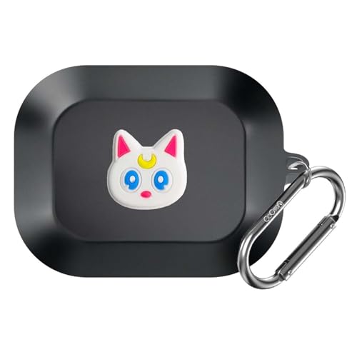 Image of Soft Silicone Case Cover Compatible for Realme Buds Air 8 (White Cat)