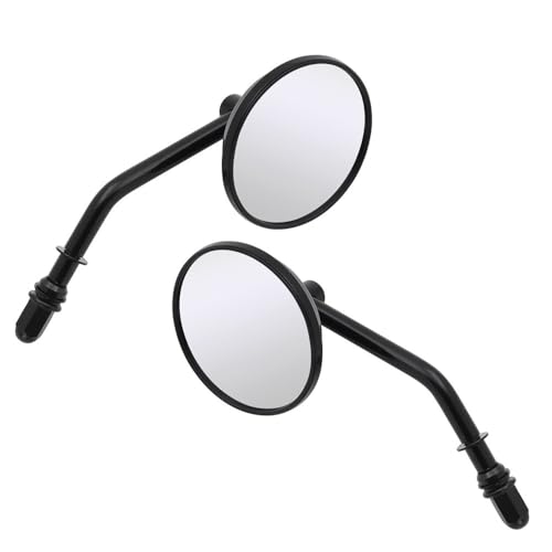 Espejo retrovisor de aluminio para motocicleta compatible con Softail y Dyna 2