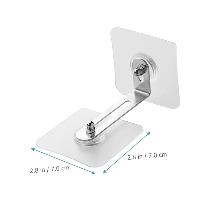 Image of 4 PCS Adhesive Furniture Wall Anchors No Drill, Anti Tip Furniture Straps Kit for Baby Proofing, Secure Bookcase Dresser Shelf Cabinet to Wall for Child Safety - Removable, No Screw