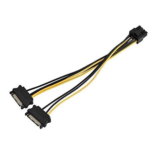 Cable de Datos SATA y Splitter de 15 Pin - Alta Velocidad, 8" miniatura 2