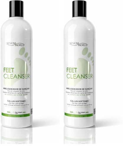 Sesiomworld Reblandecedor Profesional de Durezas Feet Cleanser, 500 ml (Paquete de 2)