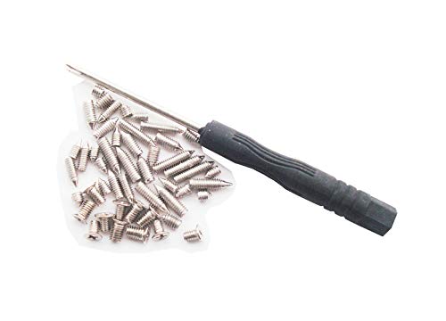 Belt Tip Screws Buckle Bag Lock Fasteners for Sewing Leather Craft Zipper Swivel Clip Rivet,Pack 101 Pieces