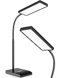 LEPOWER LED Desk Lamp, 800LM for Home Office, 12W Reading, Eye-Caring Desk Light, Touch Table Lamp, Gooseneck Lamp, 50 Lighting Modes, Bright Desk Lamps for Bedroom, Study Room