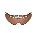 Walleva Replacement Lenses for Giro Air Attack Helmet - Multiple Options Available (Brown - Polarized)