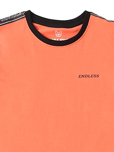 Image of JACK & JONES Boy's Printed Regular Fit T-Shirt