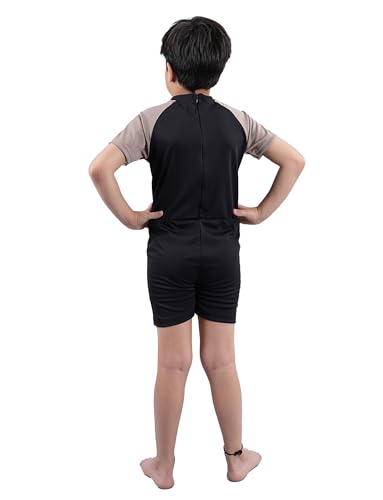 Image of KiddoPanti Boys & Girls Half Sleeve Mid Thigh Length Swim Suit