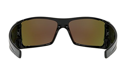 Oakley Batwolf Sunglasses (Polished Black Frame, Prizm Sapphire Lens) with Lens Cleaning Kit and Country Flag Microbag4