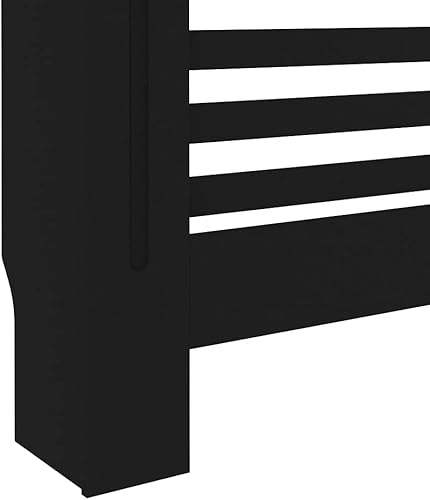 Miniatura 7 de GOLINPEILO Cubierta blanca para radiador, calefacción, gabinete de radiador de MDF, decoración de muebles de sala de estar, 67.7 x 7.5 x 32.1,