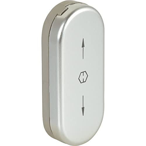 Hoppe Poignée de fenêtre trous Capote Rosace, aluminium, 1 pièce, 672240