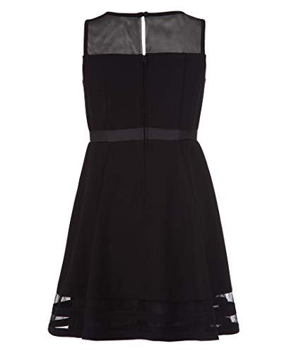 Calvin Klein Girls' Sleeveless Party Dress, Fit and Flare Silhouette, Round Neckline & Back Zip Closure - Image 4