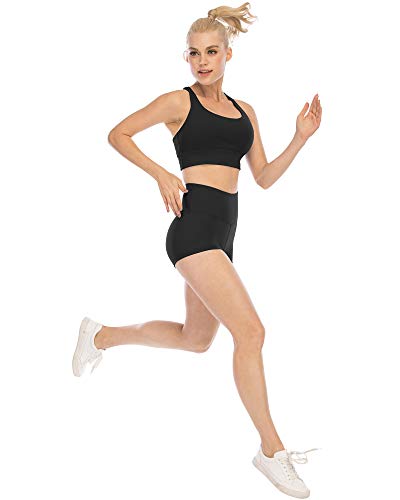 ATHVOTAR High Waisted Spandex Shorts for Women, Booty Workout Yoga Biker Shorts 3