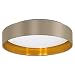 Produktbild EGLO LED Deckenlampe Maserlo, 1 flammige Textil Deckenleuchte, Material: Stahl, Stoff, Kunststoff, Farbe: Taupe, gold, weiß, Ø: 40,5 cm