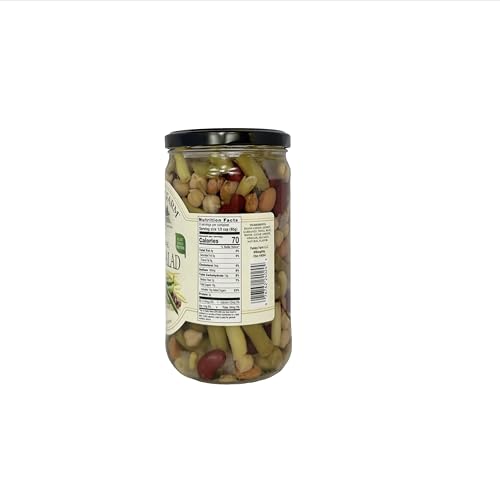 Paisley Farm Five Bean Salad (6 Pack) – Gourmet Ready-to-Eat Bean Medley | Protein-Rich, Tangy & Savory Side Dish | Gluten-Free, Vegan, 24 oz Jars image 4