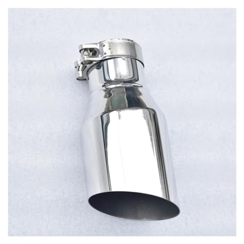 Silencieux d'échappement en acier inoxydable 304 brillant pour look sportif