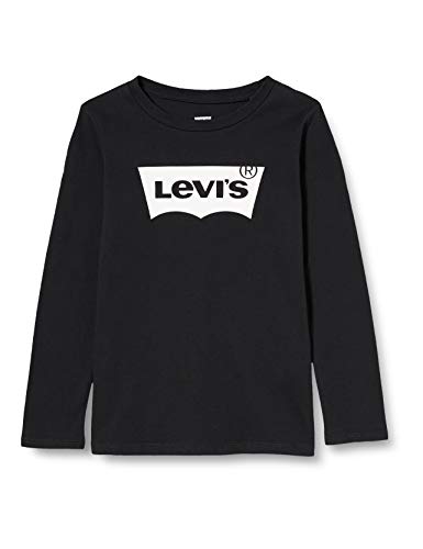 Levi's Kids Lvg L/S Batwing Tee Camiseta Niñas Black 14 años