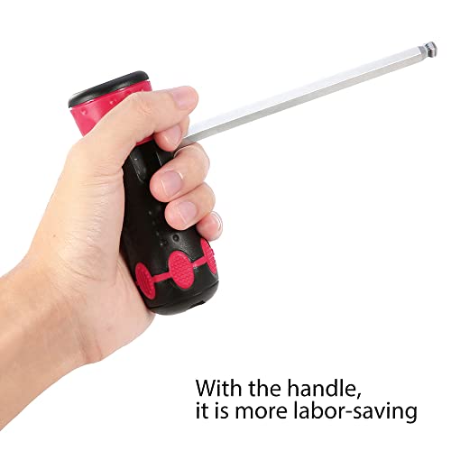 Allen Wrench Set, 36 Pieces Of Hex Key Set, Long Arm Ball End Hex Wrench Set, Inch 13Pcs (3/64-3/8 Inch)/ Metric 13Pcs (1.27-10Mm) /T Handle 9Pcs (T10-T50) For Diy, Electrical Engineering Etc #TOP5