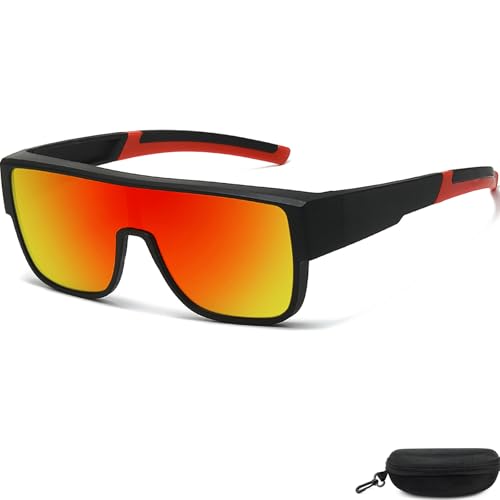 TJUTR Polarised Over Glasses Sports Sunglasses Cycling Running Men Women