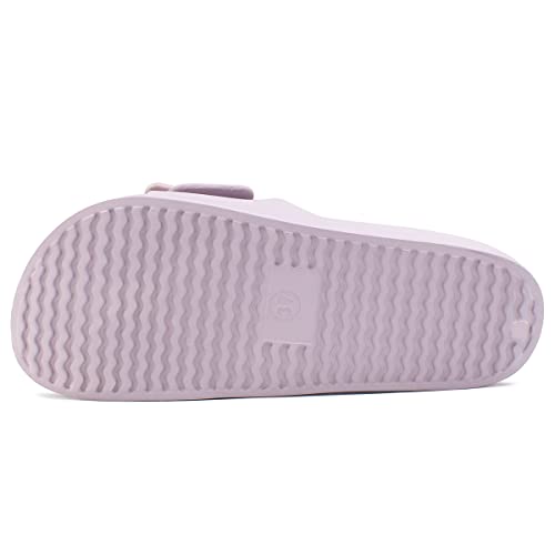 Image of L LOUBIT Cloud Slides for Women with Arch Support Pillow Soft Recovery Sandals Lightweight Summer Beach Slippers Non-Slip Shower Shoes